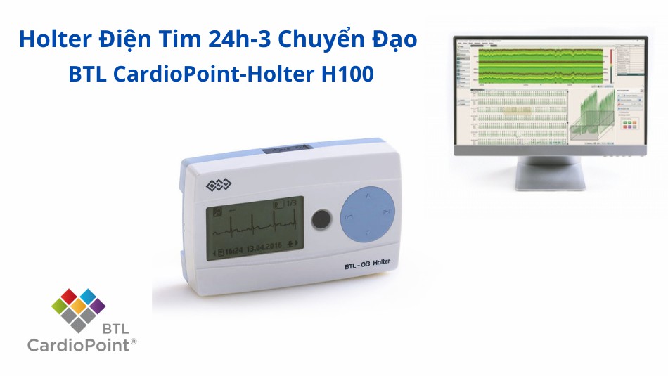 Máy theo dõi Holter điện tim 24h - 3 chuyển đạo Máy theo dõi Holter điện tim 24h - 3 chuyển đạo